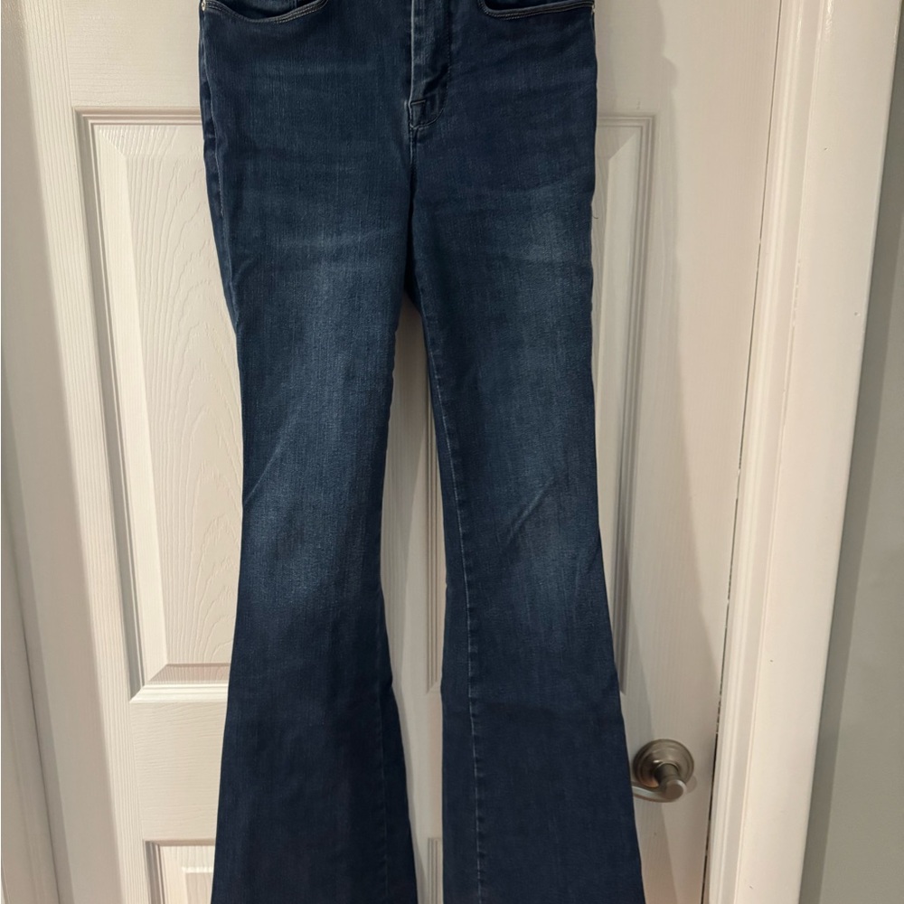 Frame Denim Dark Blue Flare Jeans
